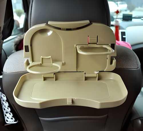 Car food tray back seat foldable cup holder tray